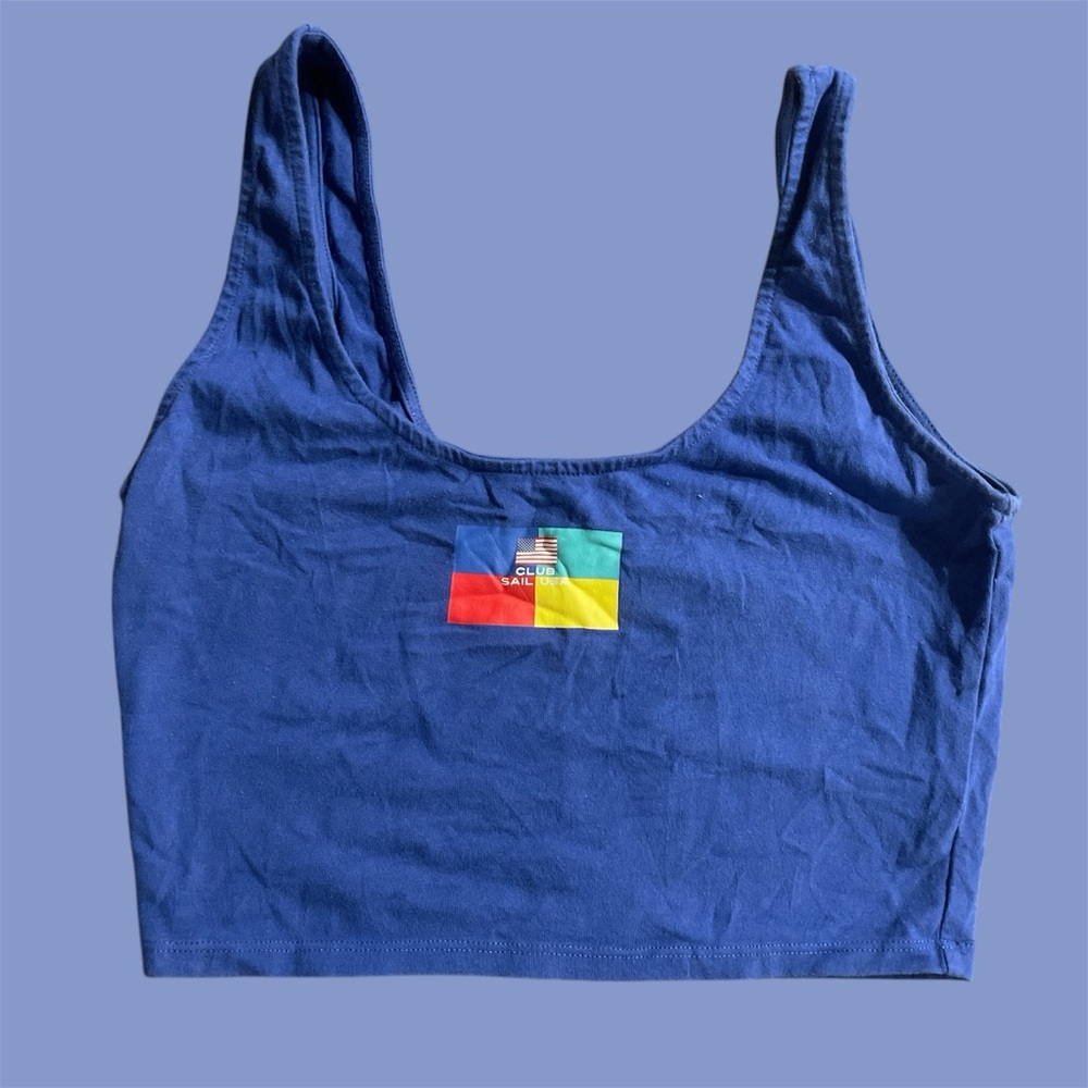 Forever 21 Blue Cropped Cami